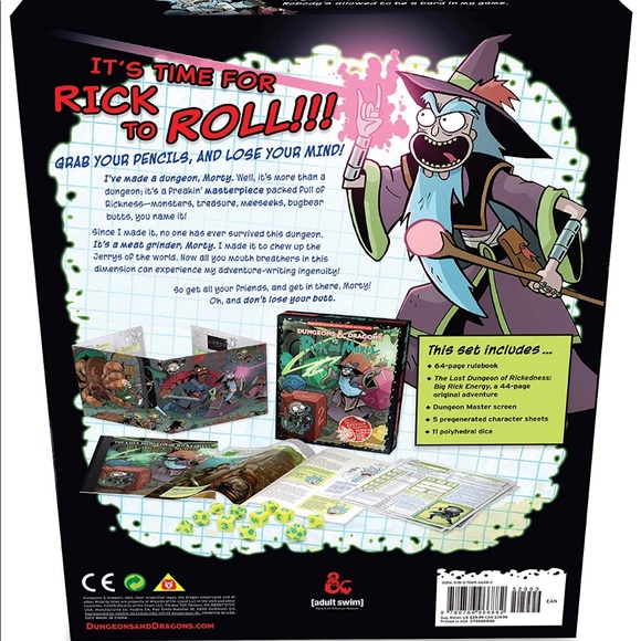 Dungeons & Dragons vs Rick and Morty Tabletop GAME - Picture 3 of 7